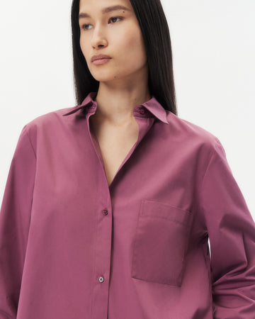 TWP Crushed violets Next Morning Shirt in Super Compact Poplin view 4