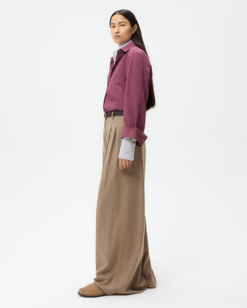 TWP Crushed violets Next Morning Shirt in Super Compact Poplin view 4