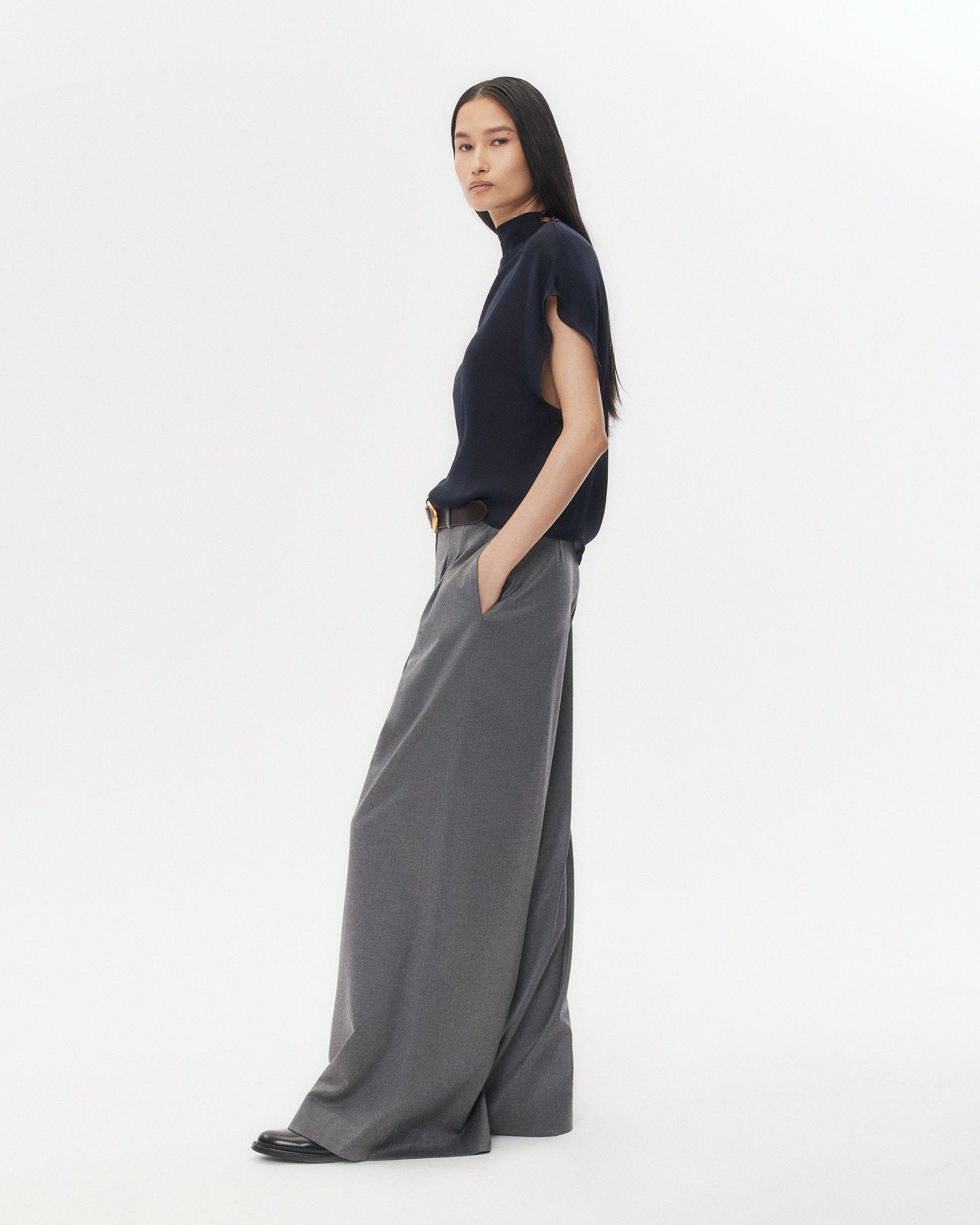 TWP Midnight Wish You Would Top in Silk Georgette view 4
