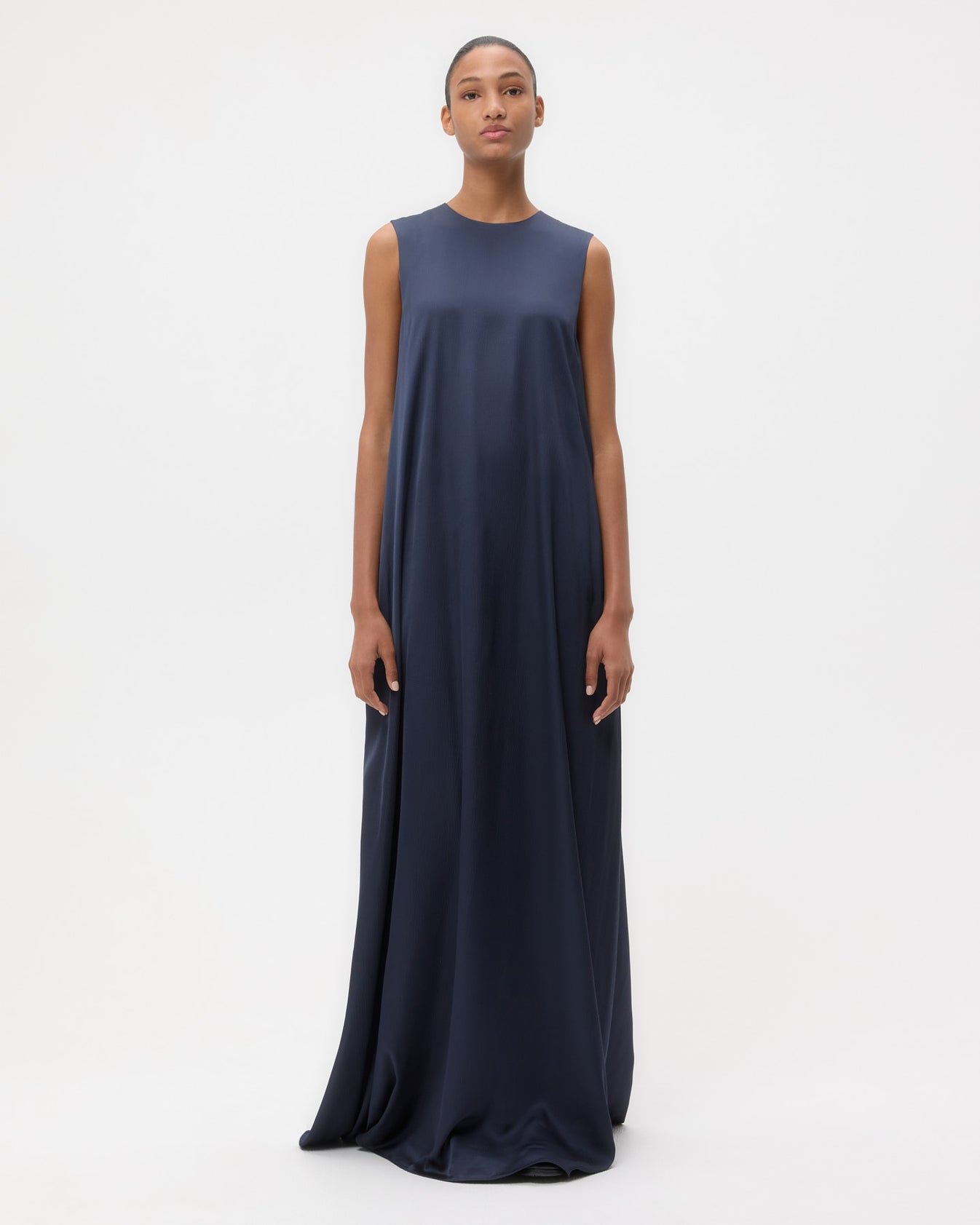 TWP Parisian night Capitol Dress in Hammered Viscose Satin view 6