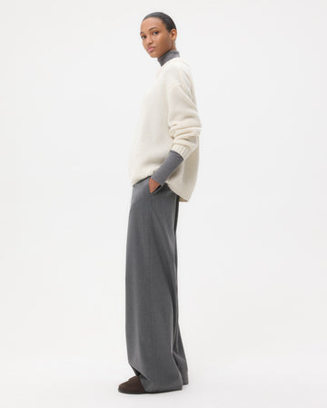 TWP Ivory Waffle Thermal in Cashmere view 4