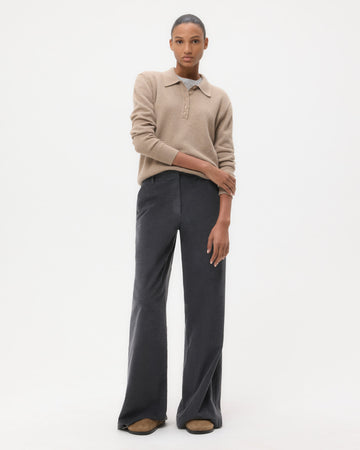 TWP Mink Jorden Polo in Cashmere view 3