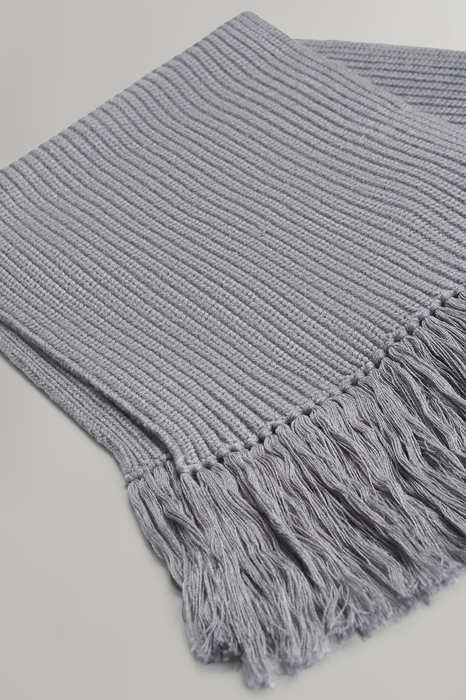 TWP Heather grey Oversized Scarf in Italian Wool view 2