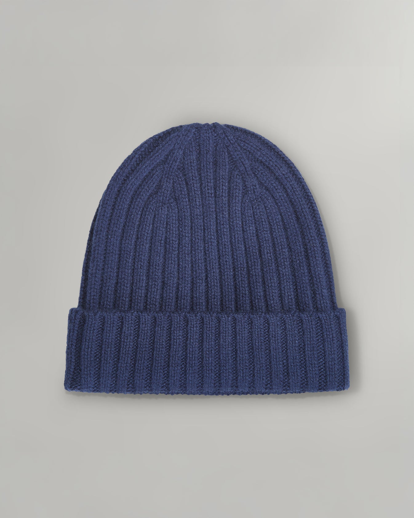 TWP Heather indigo Cashmere Beanie view 1