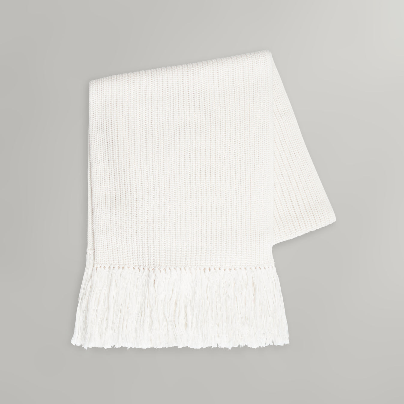 TWP Ivory Oversized Scarf in Italian Wool view 1