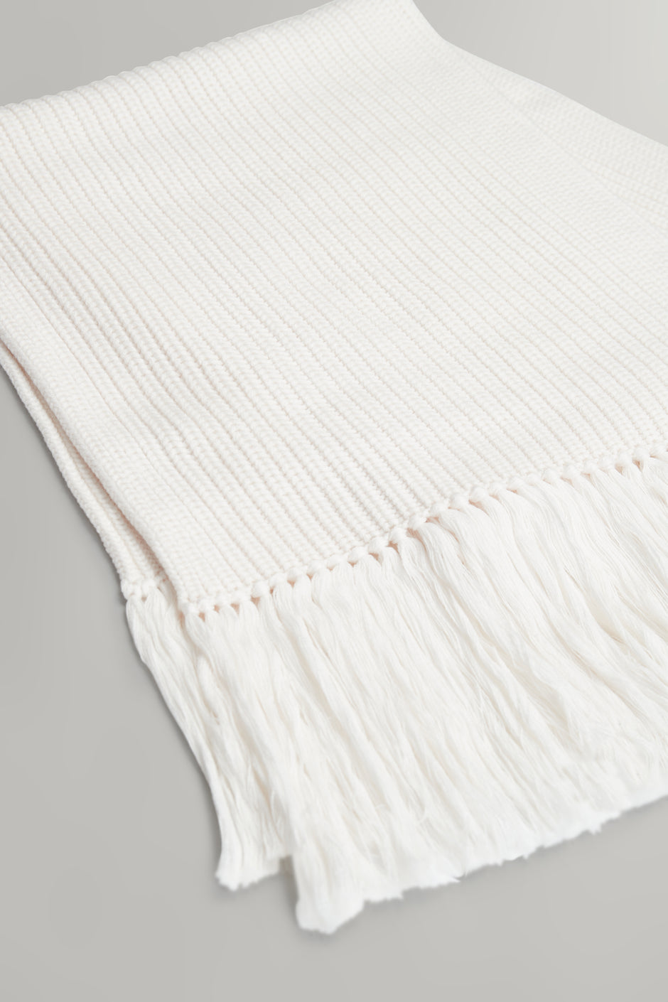 TWP Ivory Oversized Scarf in Italian Wool view 2