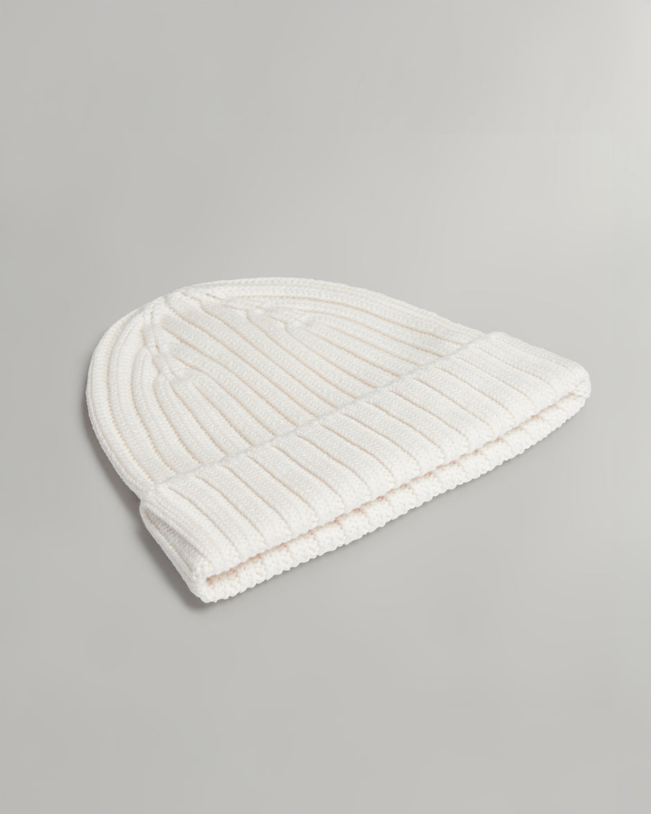 TWP Ivory Merino Wool Beanie view 2