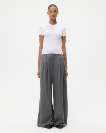 TWP Ivory Tease Top in Ribbed Cotton Knit view 6