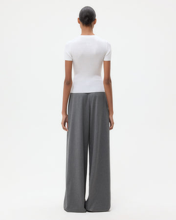 TWP Ivory Tease Top in Ribbed Cotton Knit view 5