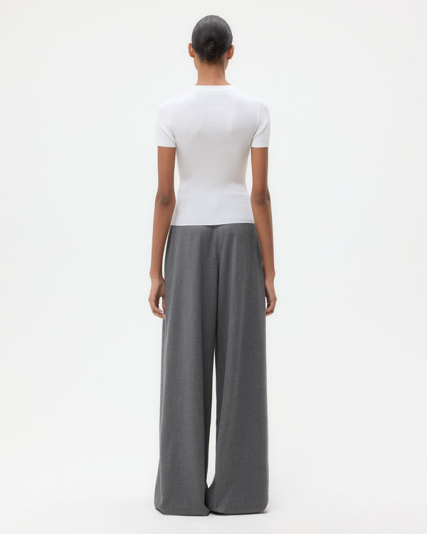 TWP Ivory Tease Top in Ribbed Cotton Knit view 5