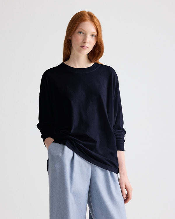 TWP Midnight The Big Easy T in Supima Cotton view 1