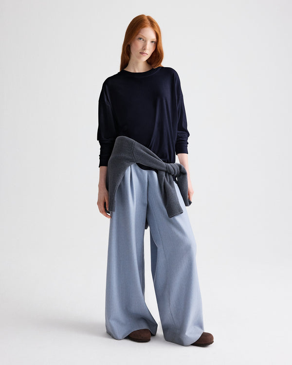 TWP Midnight The Big Easy T in Supima Cotton view 3