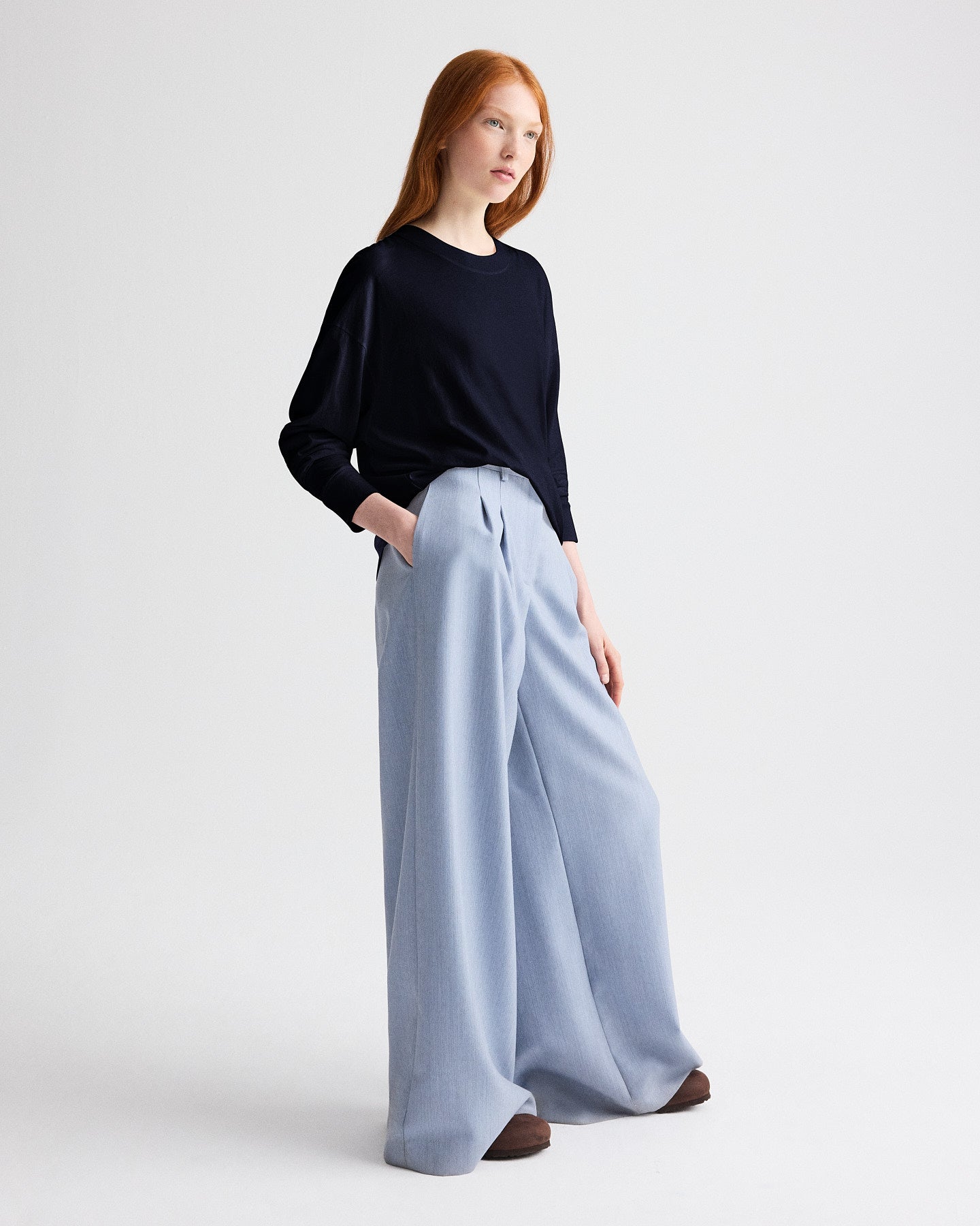 TWP Midnight The Big Easy T in Supima Cotton view 2