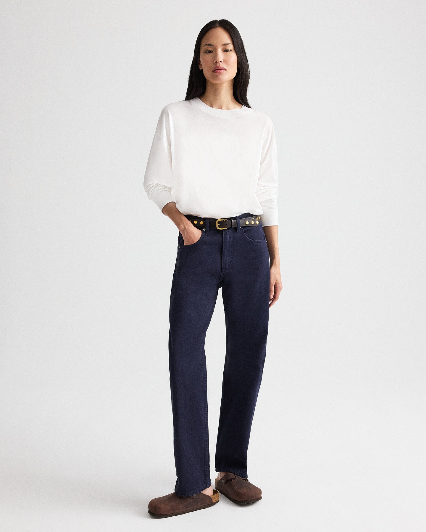 TWP White The Big Easy T in Supima Cotton view 4