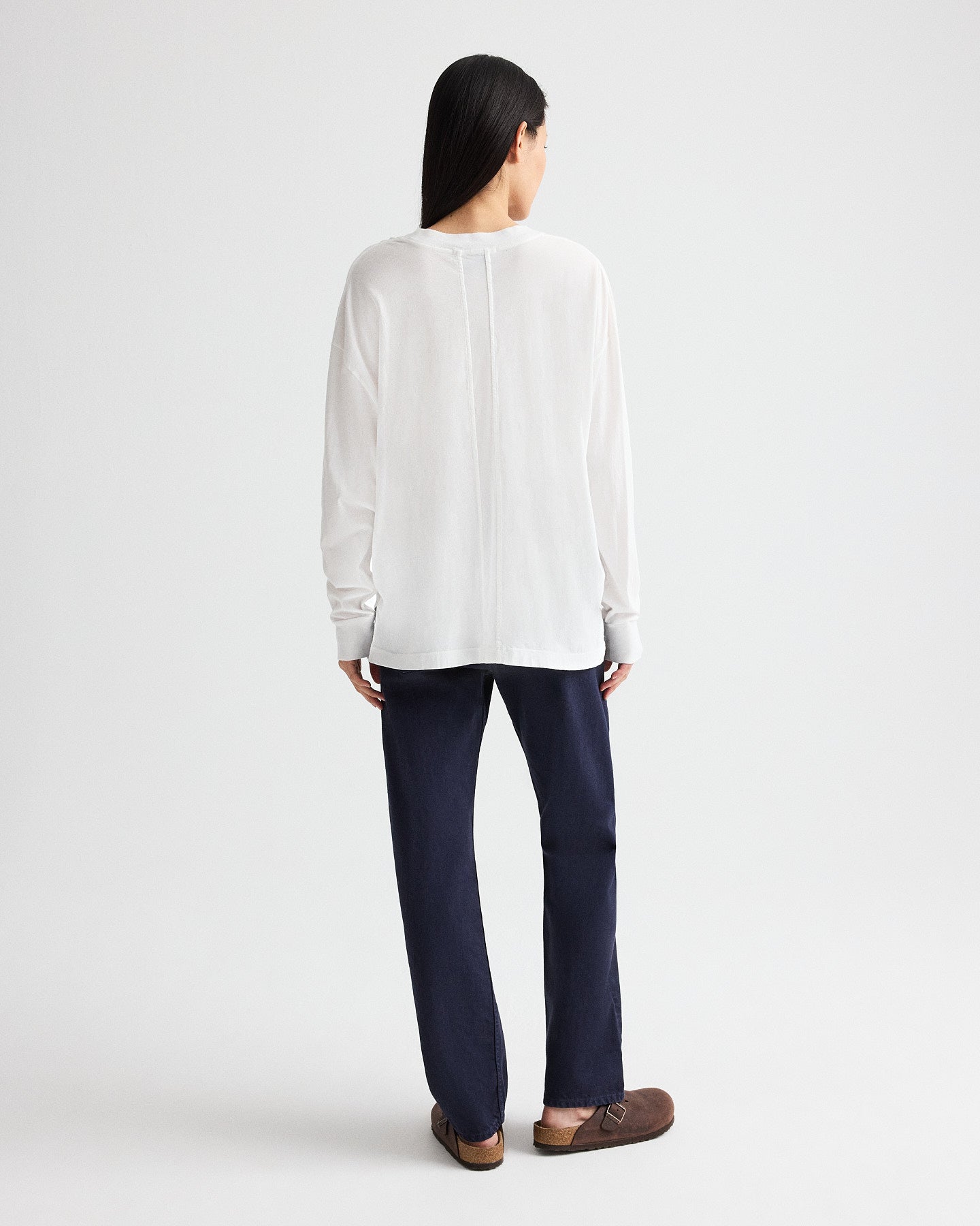 TWP White The Big Easy T in Supima Cotton view 5