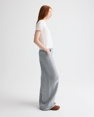 TWP White His Tee in Supima Cotton view 3