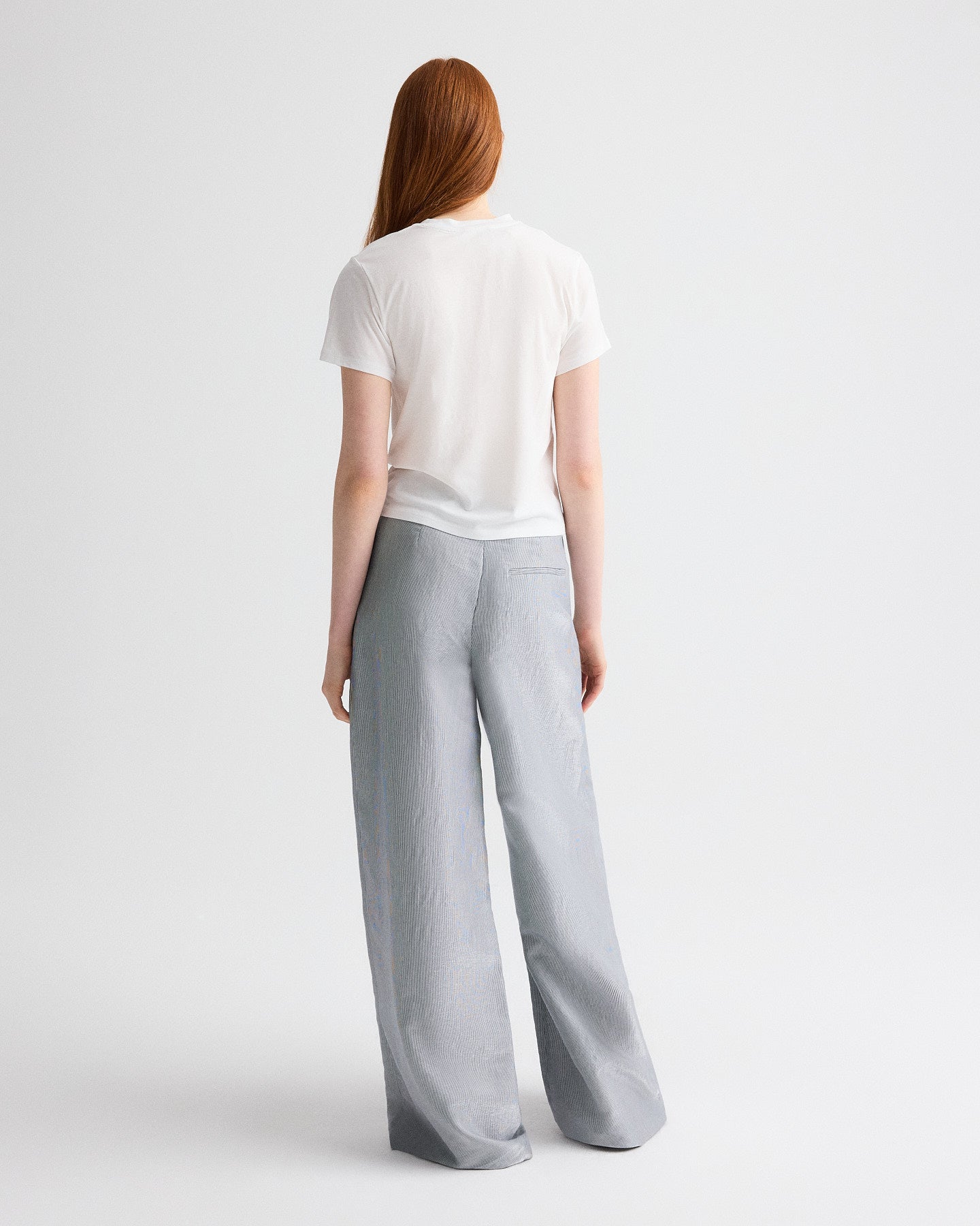 TWP White His Tee in Supima Cotton view 5