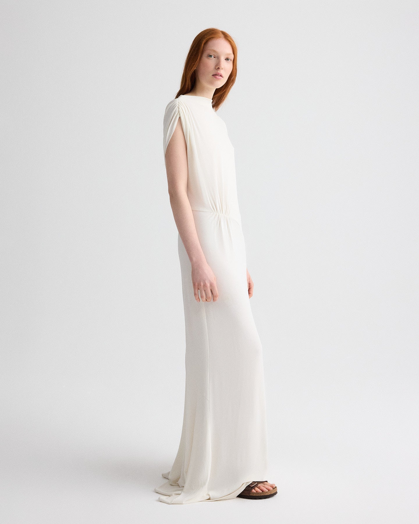 TWP Right Where I Belong Dress in Ivory