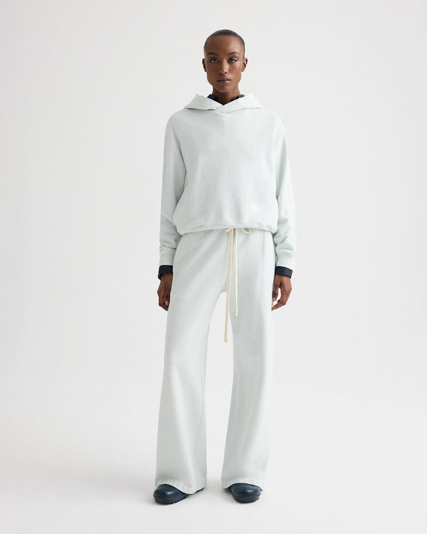 TWP Blue flower PJ Pant in Lightweight French Terry view 3