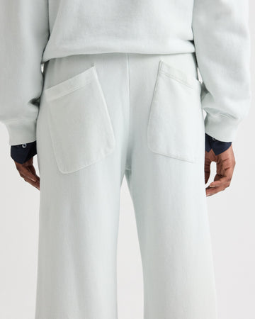 TWP Blue flower PJ Pant in Lightweight French Terry view 4