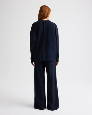 TWP Midnight PJ Pant in Lightweight Sweatshirt view 6