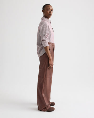 TWP Cigar Leather Hudson St Pant in Paper Suede view 5