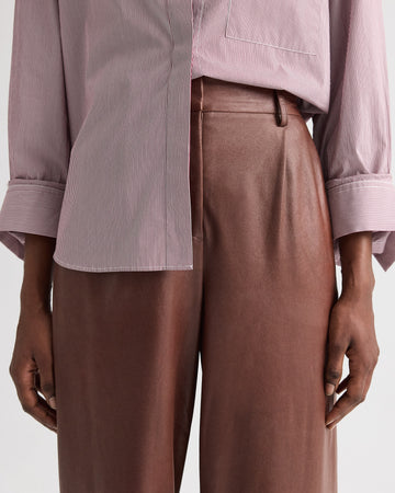 TWP Cigar Leather Hudson St Pant in Paper Suede view 2