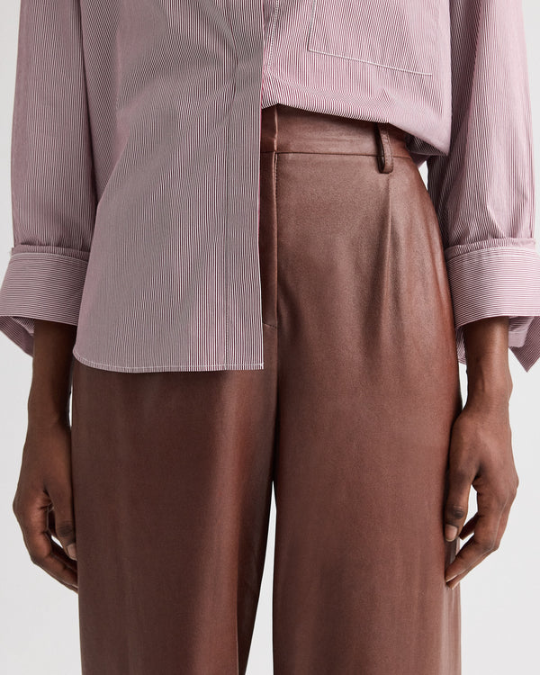 TWP Cigar Leather Hudson St Pant in Paper Leather view 2