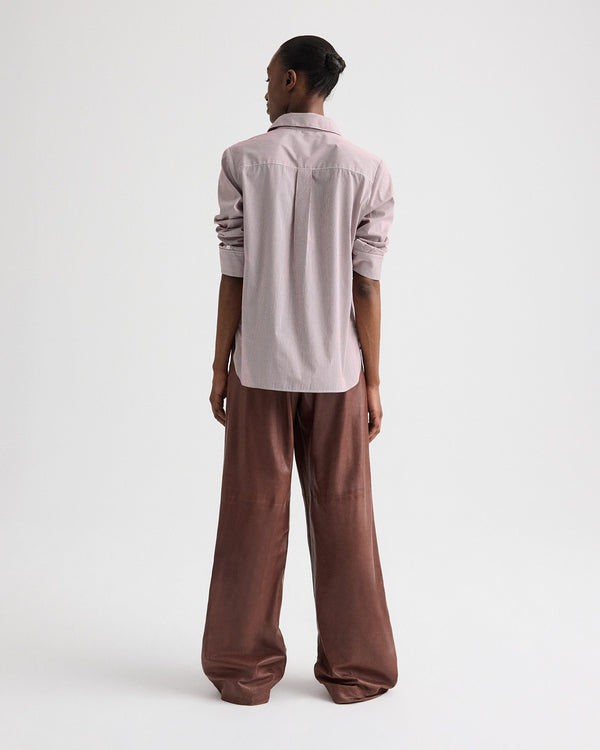 TWP Cigar Leather Hudson St Pant in Paper Leather view 5