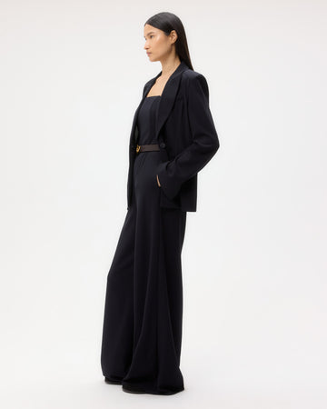 TWP Midnight Boy Blazer in Drapey Wool Crepe view 4