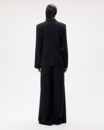 TWP Midnight Boy Blazer in Drapey Wool Crepe view 5