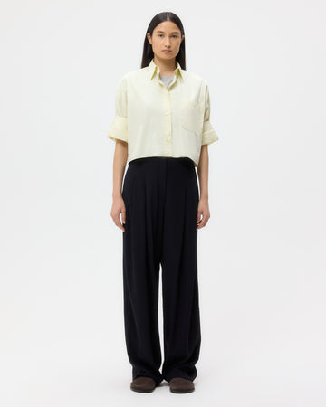 TWP Midnight Carrie&#39;s Trouser in Drapey Wool Crepe view 1