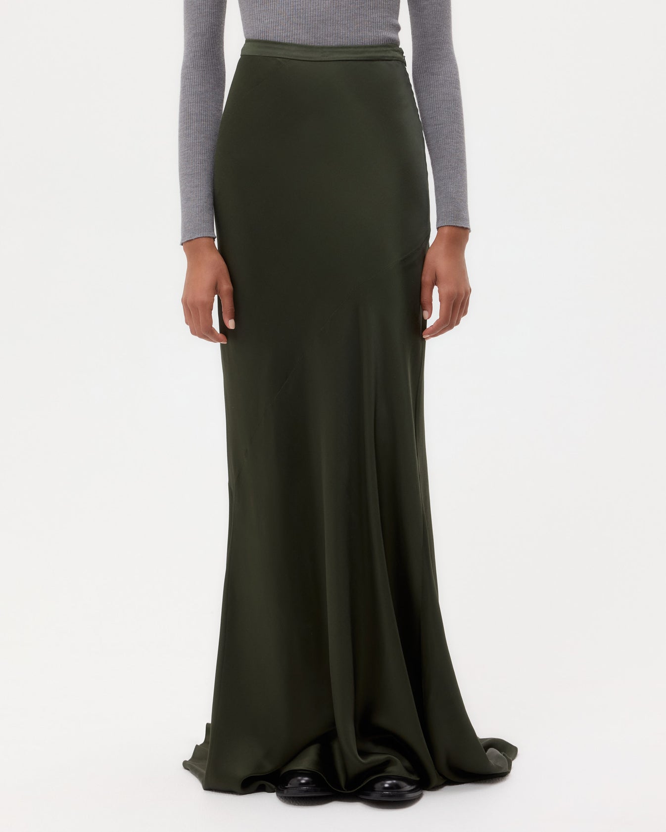 TWP Duffle bag My Endless Love Skirt in Shiny Satin view 2