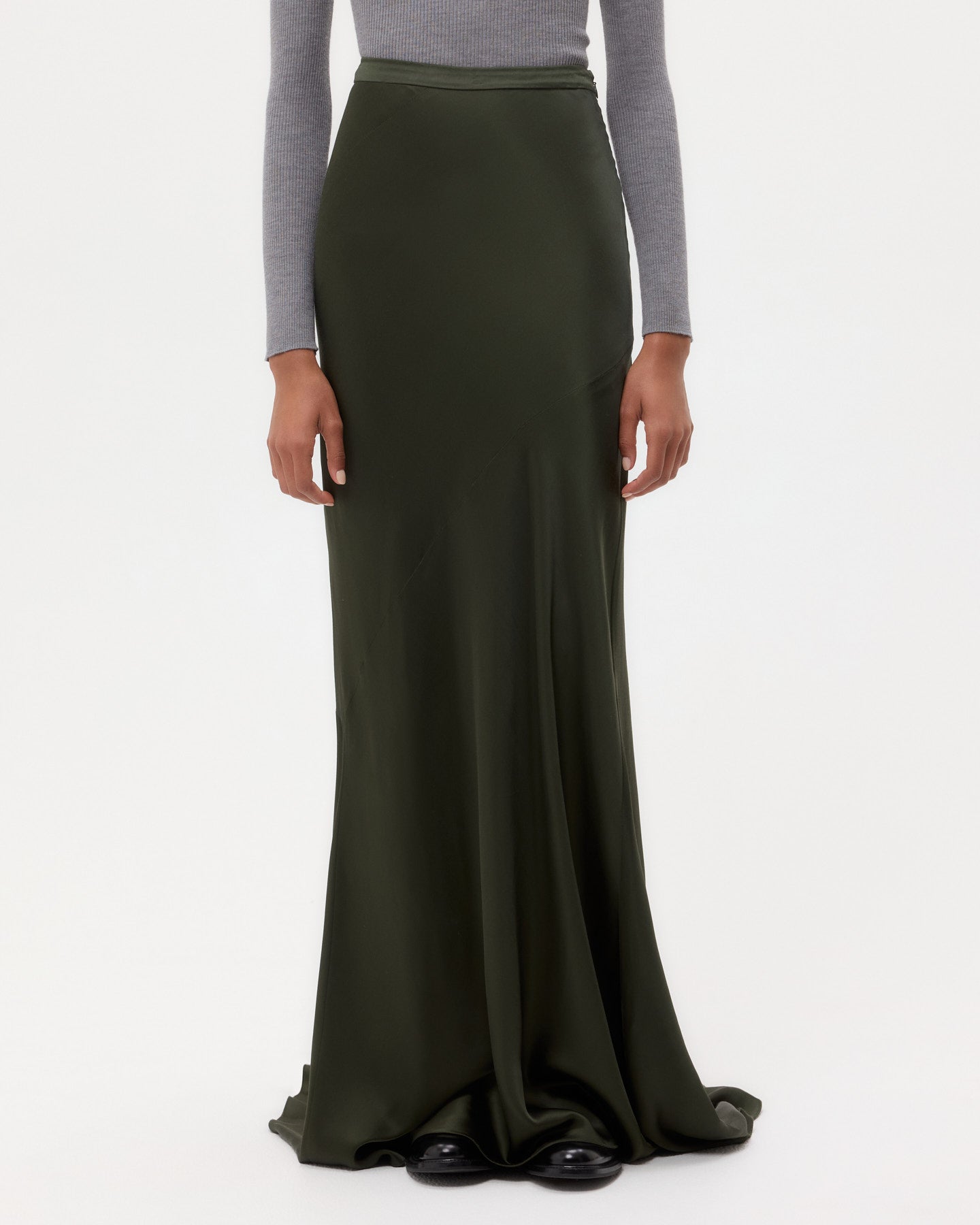 TWP Duffle bag My Endless Love Skirt in Shiny Satin view 2