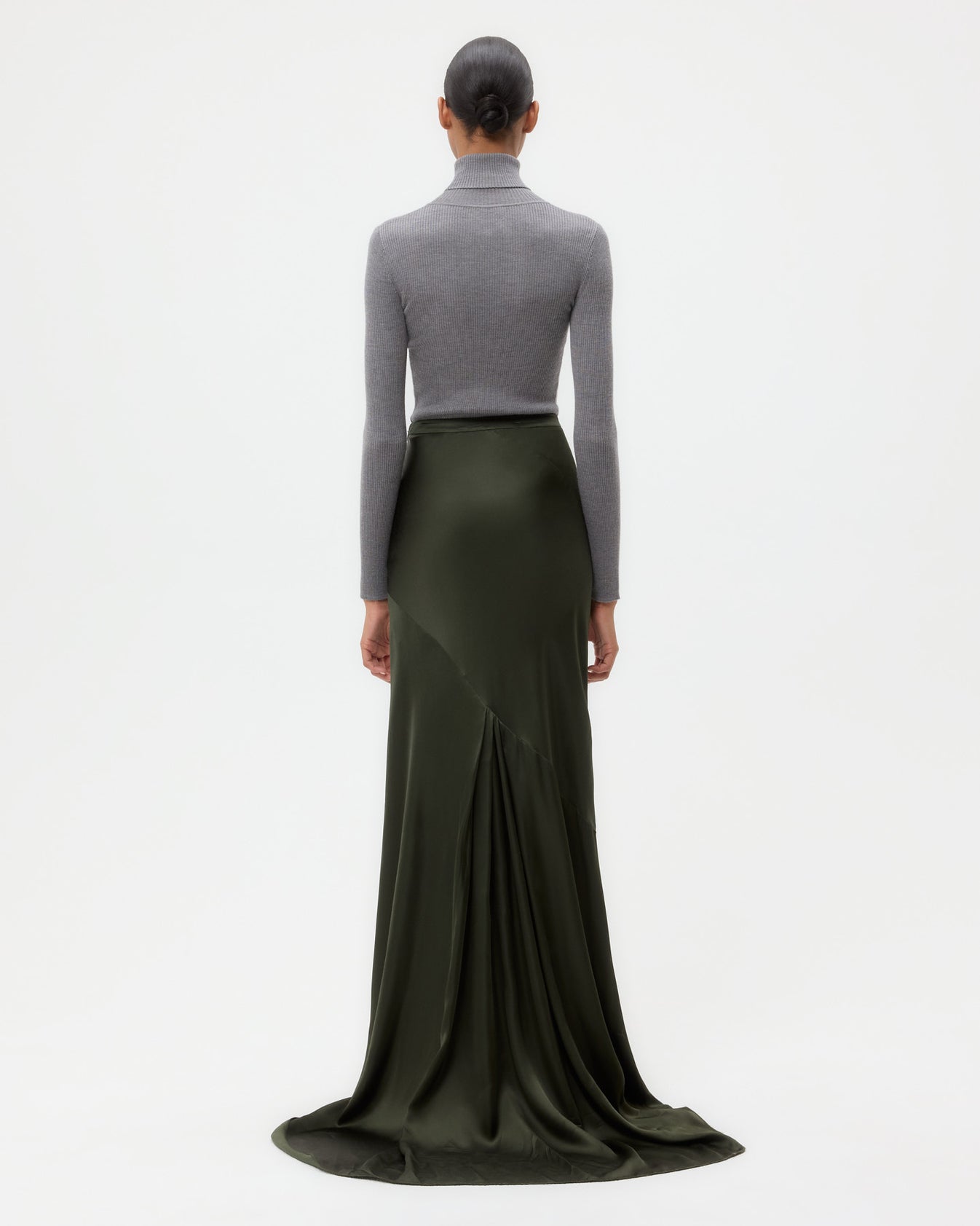 TWP Duffle bag My Endless Love Skirt in Shiny Satin view 5