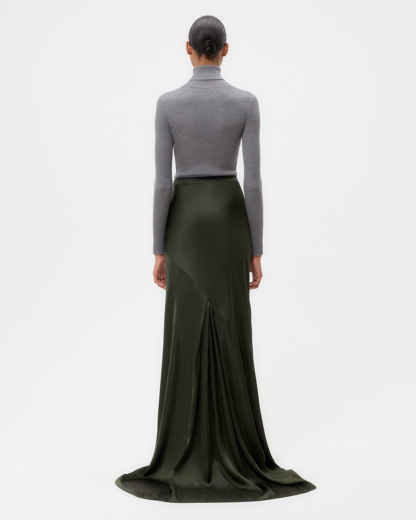 TWP Duffle bag My Endless Love Skirt in Shiny Satin view 5