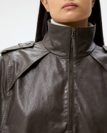 TWP Duffle bag Topper in Leather view 2