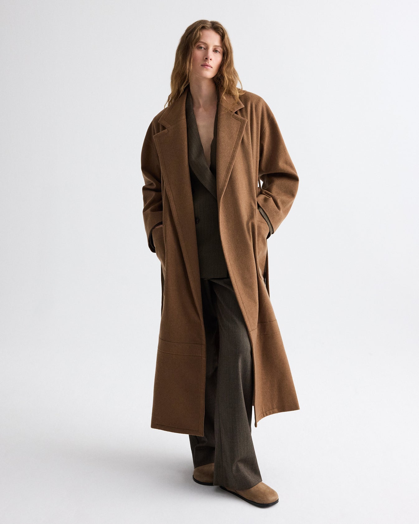 TWP Kelp Em Coat in Cashmere view 1