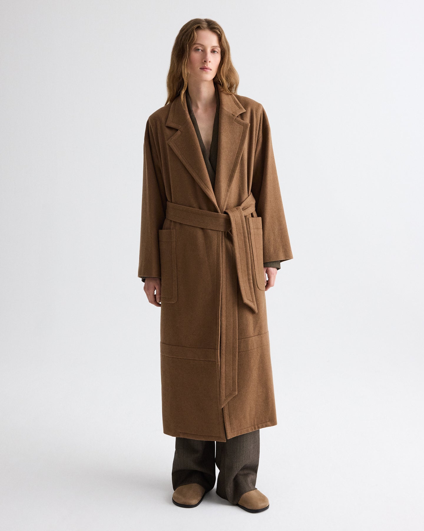 TWP Kelp Em Coat in Cashmere view 3