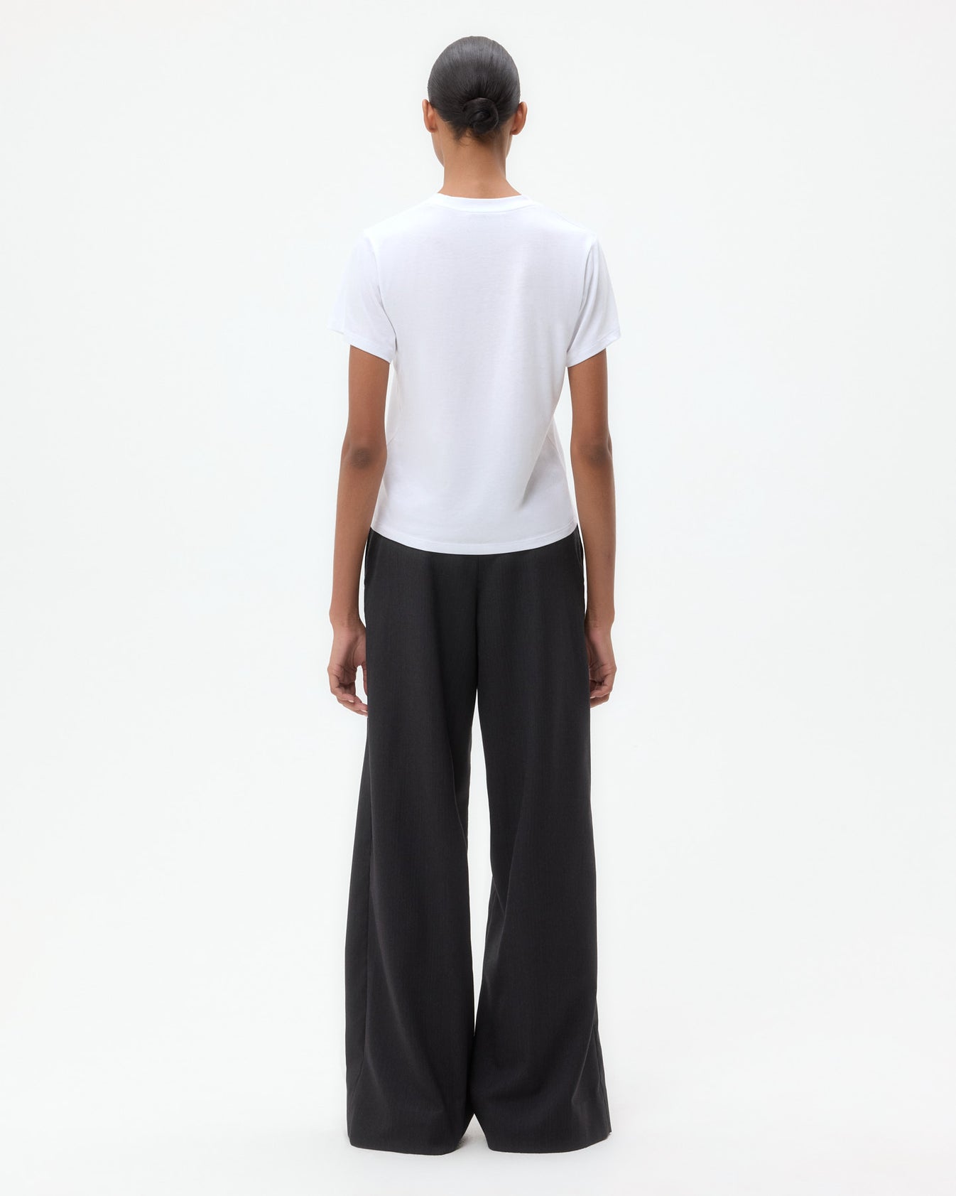 TWP White His Tee in Supima Cotton view 5