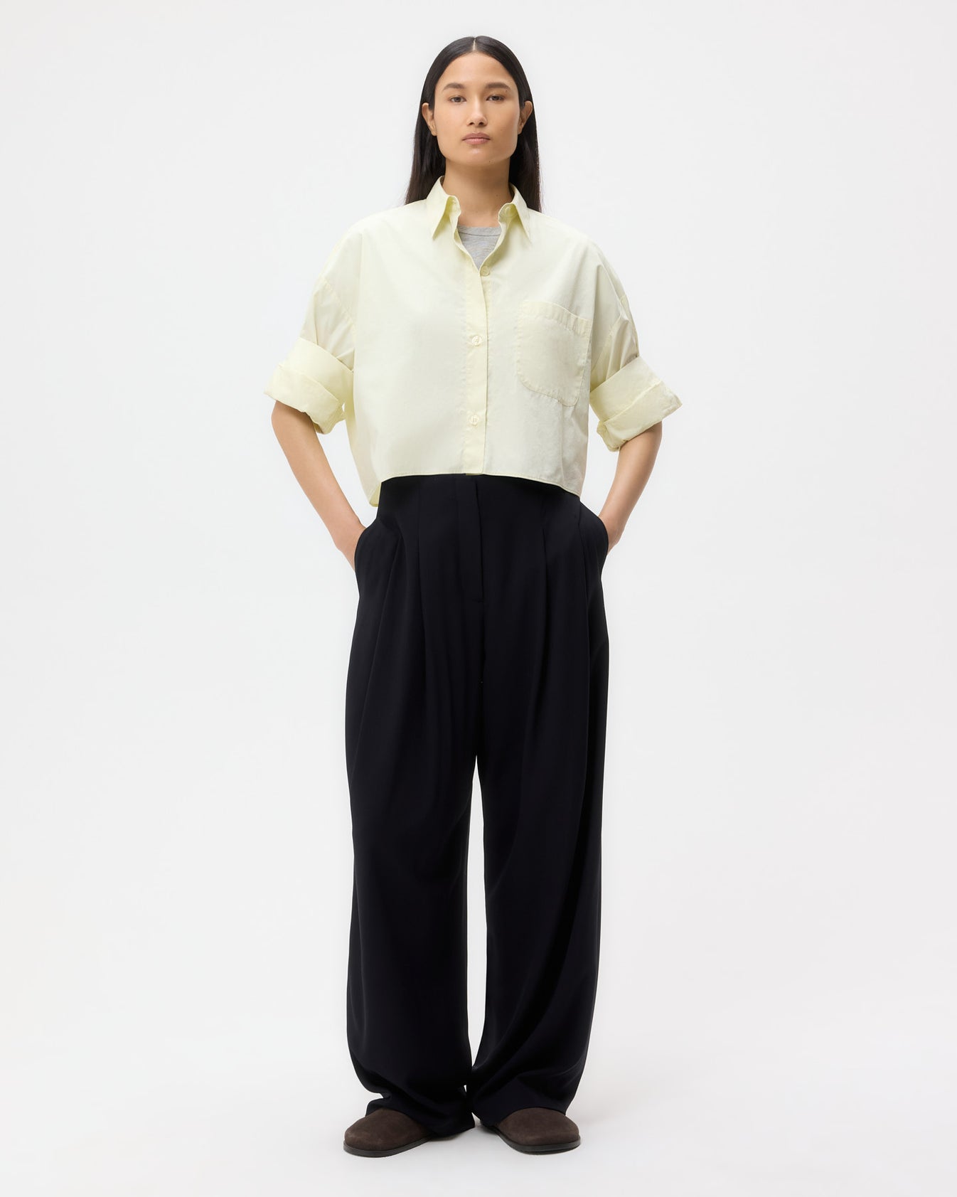 TWP Aloe wash Next Ex Shirt in Superfine Cotton view 3