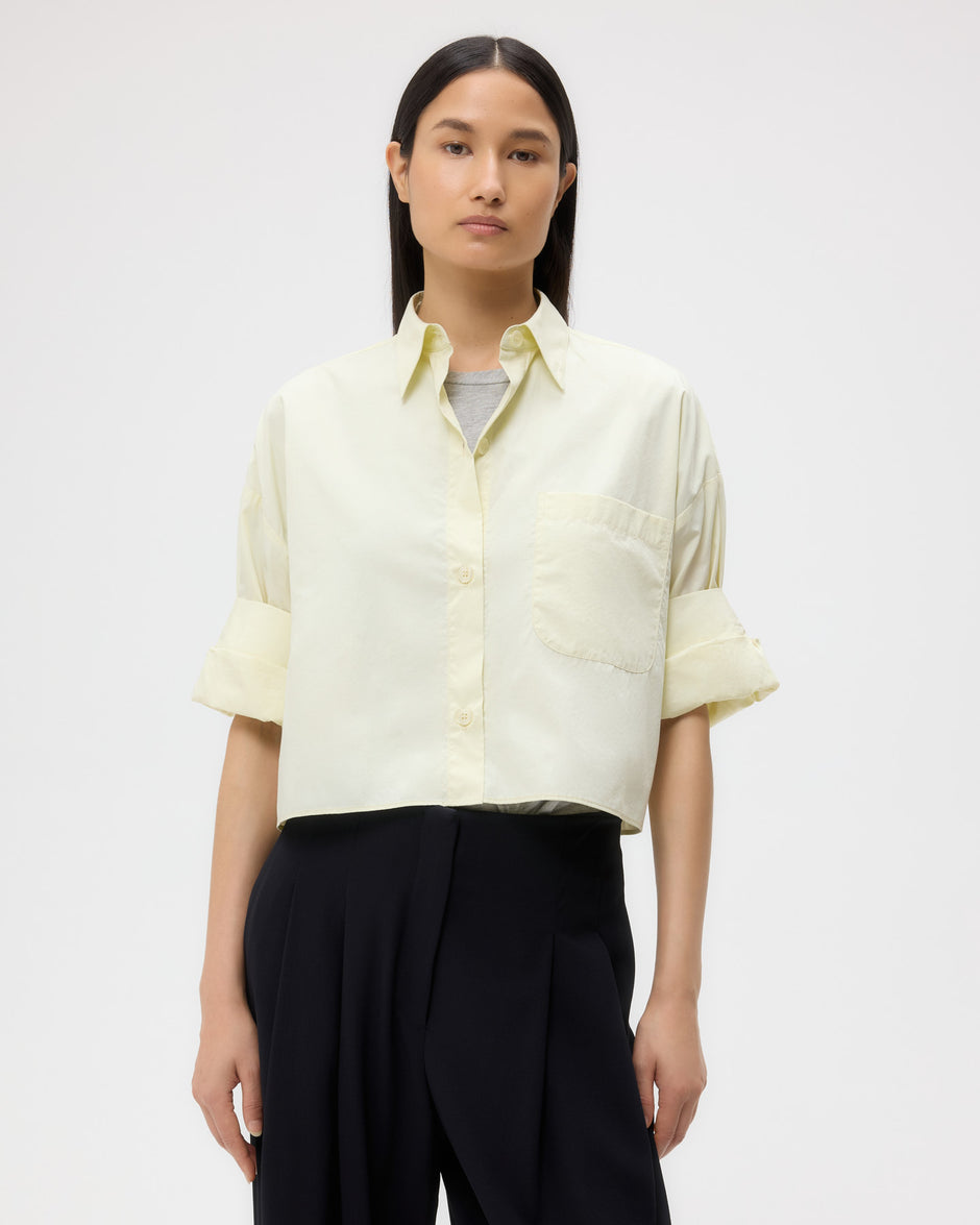 TWP Aloe wash Next Ex Shirt in Superfine Cotton view 1
