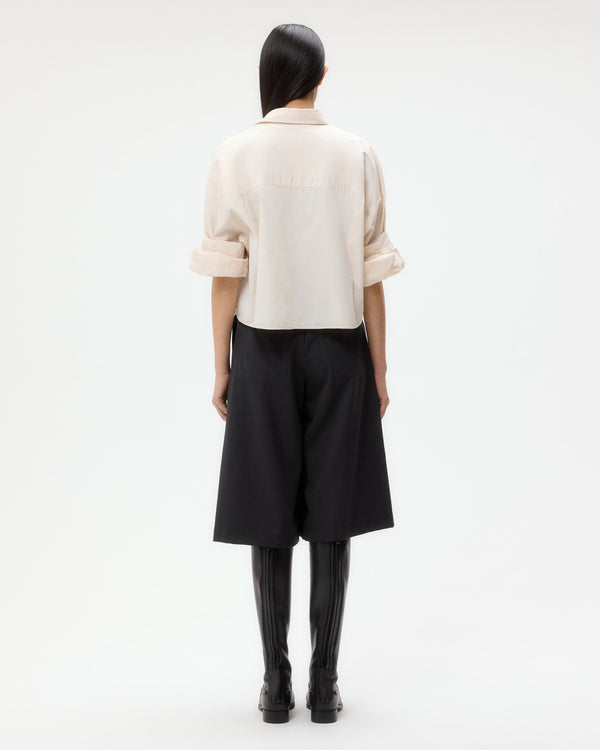 TWP Pink tint Next Ex Shirt in Superfine Cotton view 4