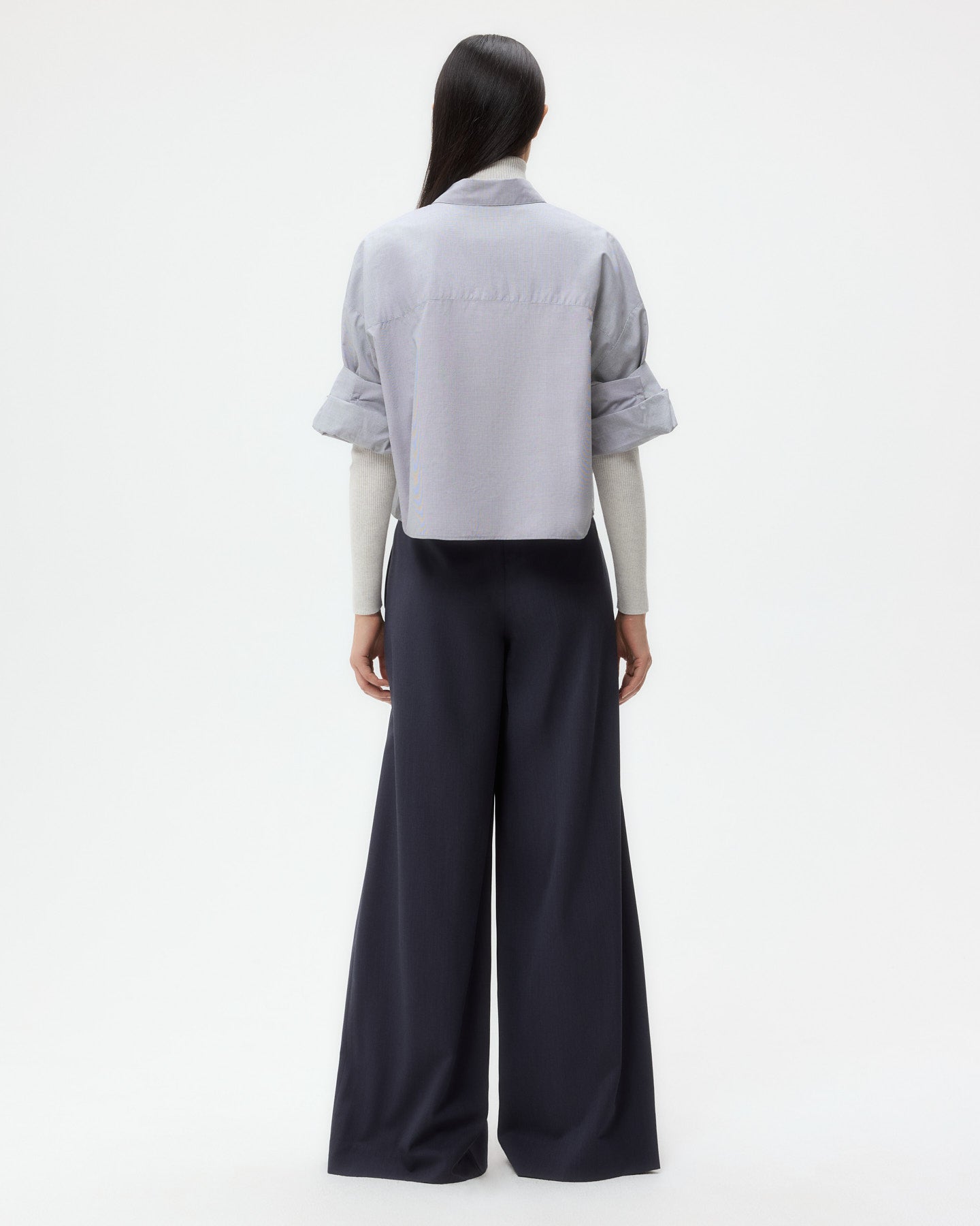TWP White/black Next Ex Shirt in Micro Windowpane Check Cotton view 5