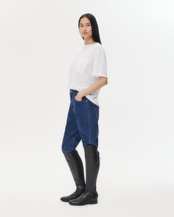 TWP White Big Boy Tee in Supima Cotton view 4