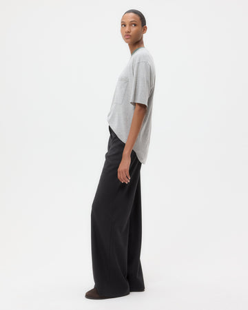 TWP Light heather grey Big Boy Tee in Heathered Modal view 2