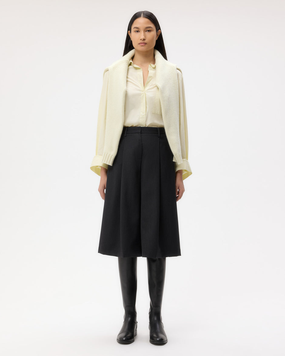 TWP Aloe wash Next Morning Shirt in Superfine Cotton Shirting view 1