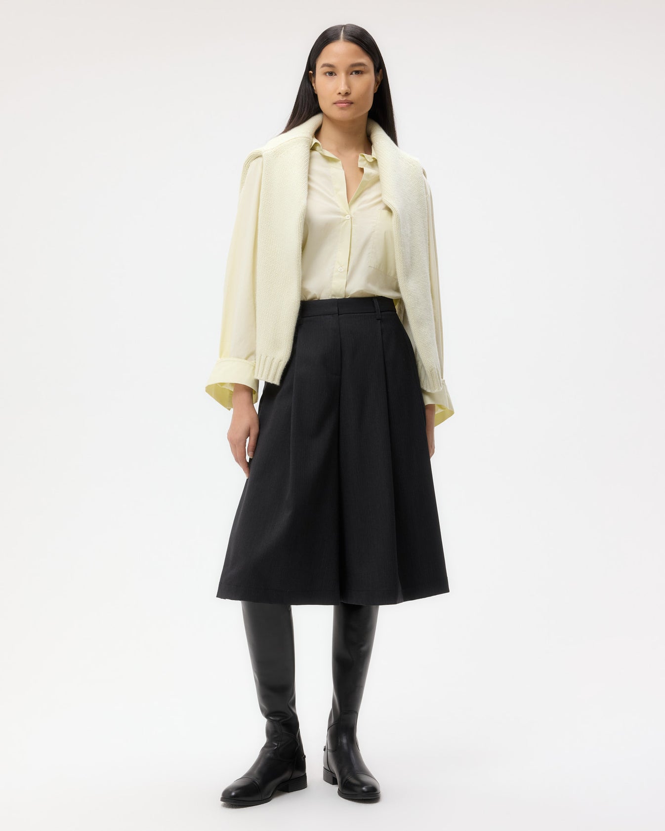 TWP Aloe wash Next Morning Shirt in Superfine Cotton Shirting view 6