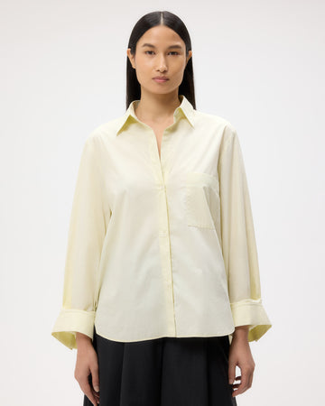 TWP Aloe wash Next Morning Shirt in Superfine Cotton Shirting view 2
