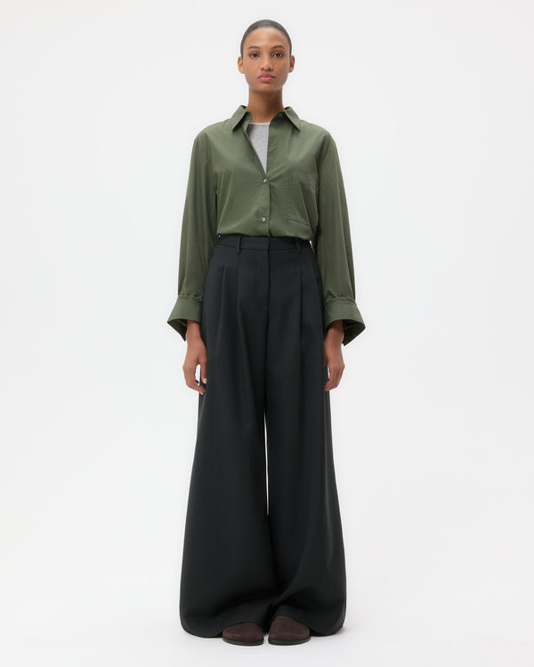 TWP Duffle bag Next Morning Shirt in Superfine Cotton Shirting view 6
